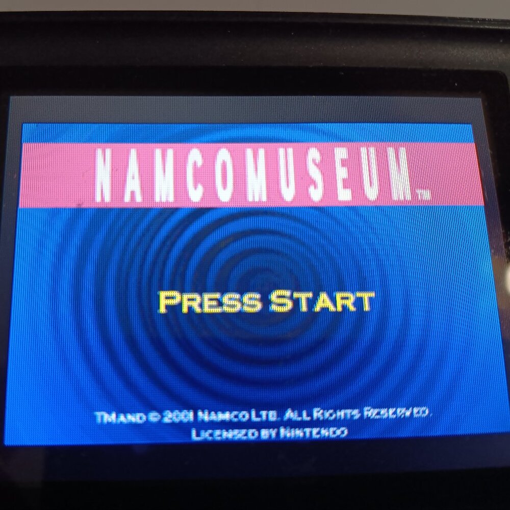 NAMCO Museum Nintendo Game Boy Advance Game GBA